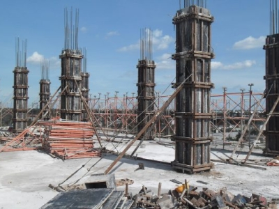 THI CÔNG GHÉP CỐP PHA VÁN KHUÔN CỘT NHÀ DÂN