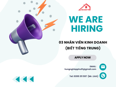 HIRING SALES STAFF WITH CHINESE LANGUAGE SKILLS